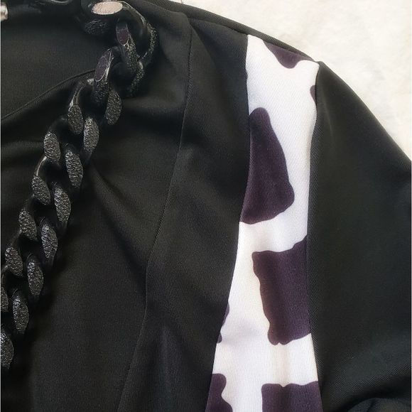 Black and white office dress - Picture 3 of 7